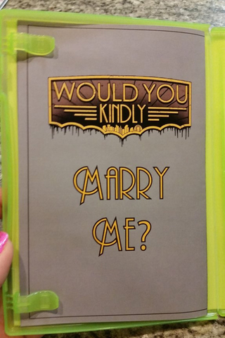Illustration for article titled Adorable BioShock Proposal Asks "Would You Kindly Marry Me?"